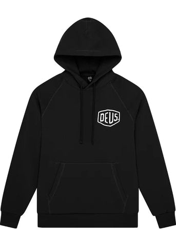 Deus Ex Machina Felpa da uomo con cappuccio Camperdown Address nero