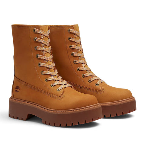 Timberland Stivale da donna in pelle con Plateau Stone Street Mid