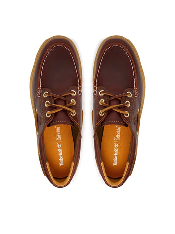 Timberland Scarpa da Barca con Plateau Stone Street da Donna in marrone