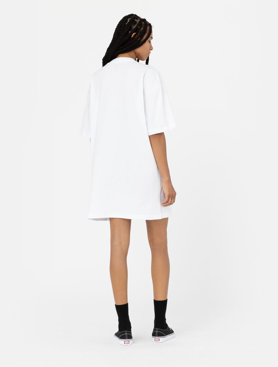 dickies t shirt dress Dickies Women's T-Shirt Dress Mapleton White Philosophy Outfitters