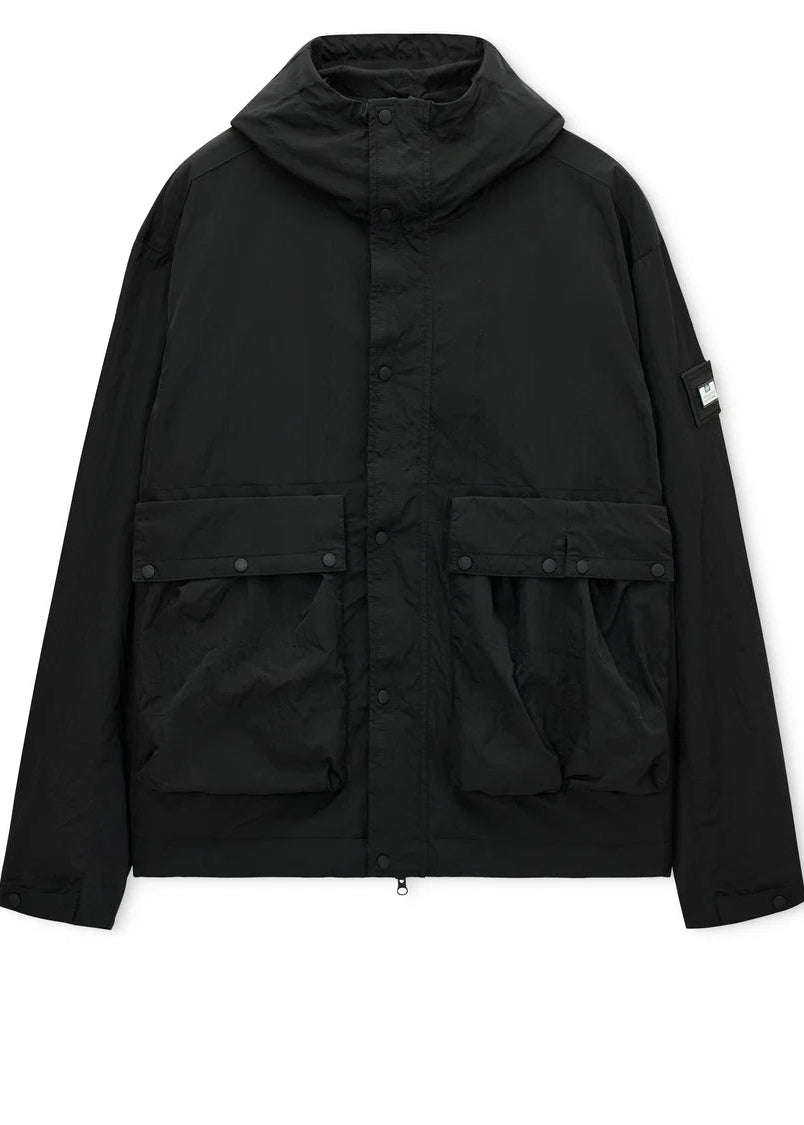 Weekend Offender Giacca a vento da uomo Tralee nera