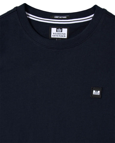 Weekend Offender T-Shirt da uomo manica corta Brooklands blu