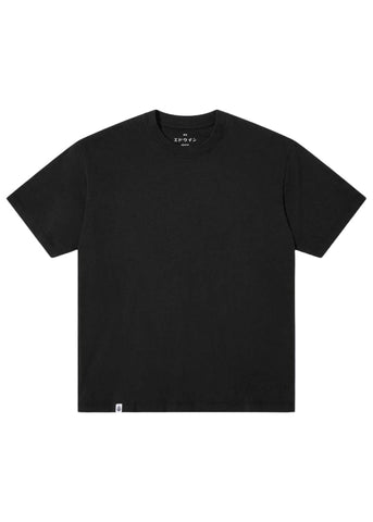 Edwin Herren Loose Fit T-Shirt Kurzarm Basic Schwarz