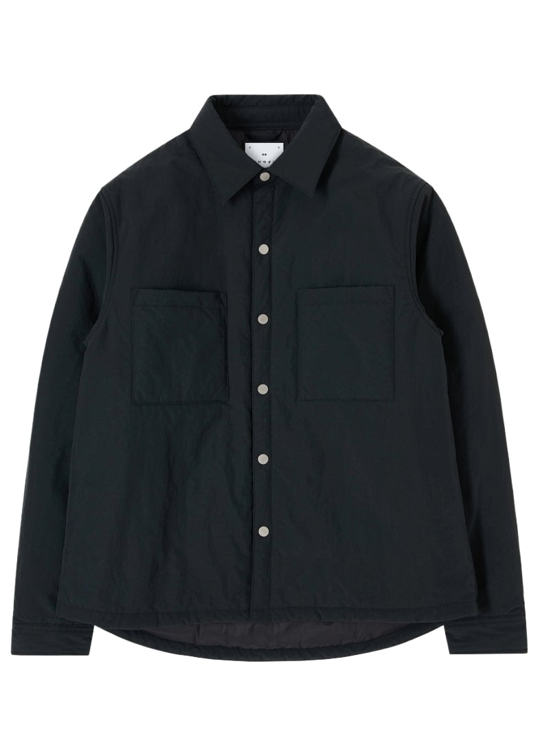 Edwin Sovracamicia foderata da uomo Sphere Padded nera