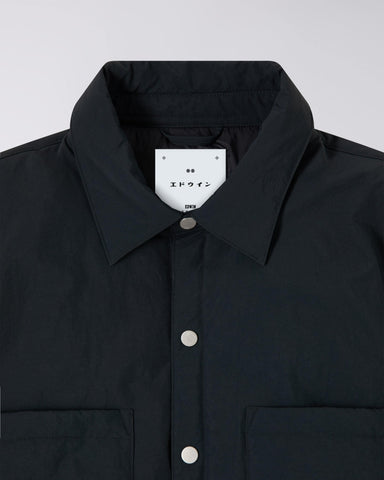 Edwin Sovracamicia foderata da uomo Sphere Padded nera