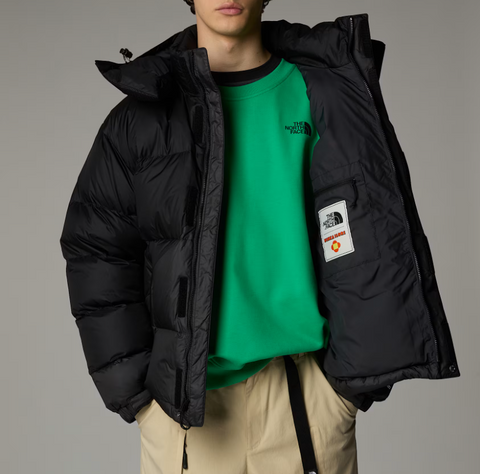 The North Face x Yinka Ilori Herren Daunenjacke Schwarz