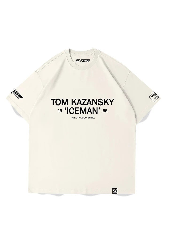 ReCovered T-Shirt da uomo manica corta Topgun Nazansky Iceman