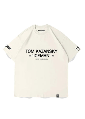 ReCovered T-Shirt da uomo manica corta Topgun Nazansky Iceman