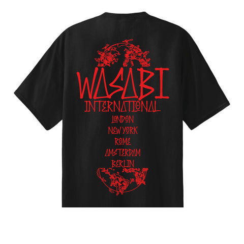 Wasabi T-Shirt uomo manica corta International nera