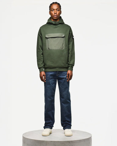 Weekend Offender Felpa da uomo con cappuccio Depper verde