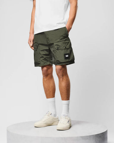 Weekend Offender Men's Zemmouri Green Drawstring Shorts