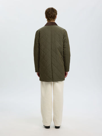 Selected Giacca da uomo Montgomery verde