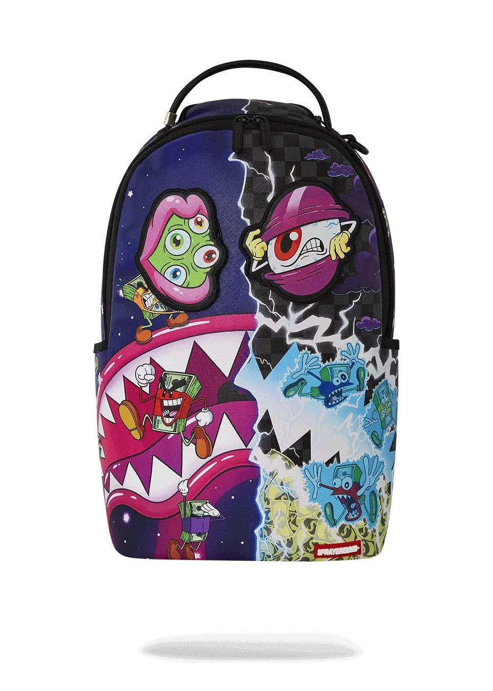 Sprayground Unisex Backpack Money Boys Split Crazy Eyes