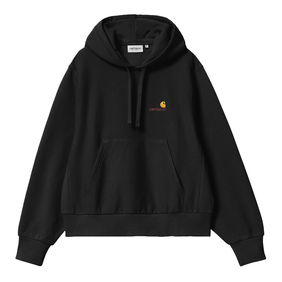 Carhartt Wip Women's American Script Hoodie Black