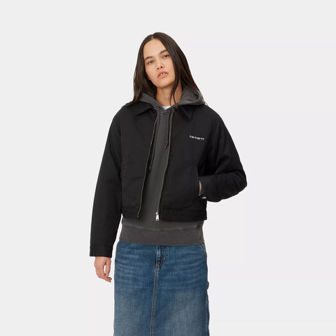 Carhartt Wip Giacca corta da donna Module Script nera