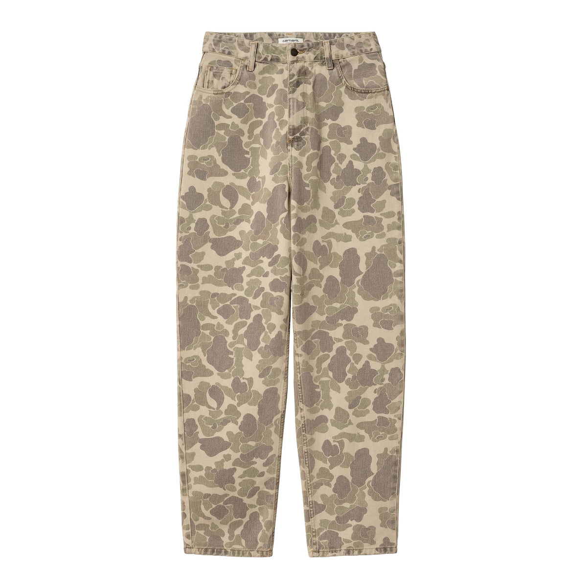 Carhartt Wip Pantalone da Donna Duck Orell mimetico