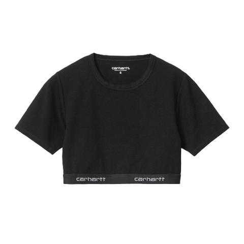 Carhartt Wip Top Donna Script Nero