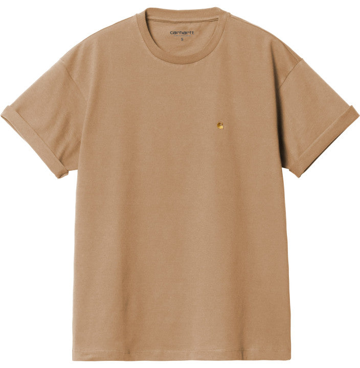 Carhartt Wip T-Shirt da donna Chase Peanut beige