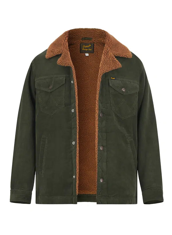 Wrangler Men's Corduroy Jacket Fur Lining 112371443