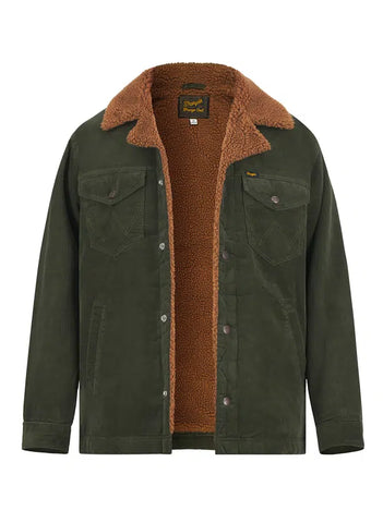 Wrangler Men's Corduroy Jacket Fur Lining 112371443