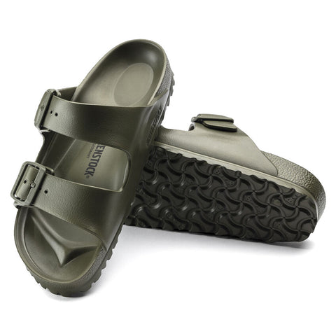 Birkenstock Arizona in gomma verde (Calzata Stretta)