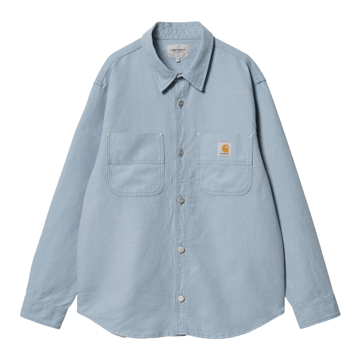 Carhartt Wip Men's Linen Blend Jacket Walter Light Blue