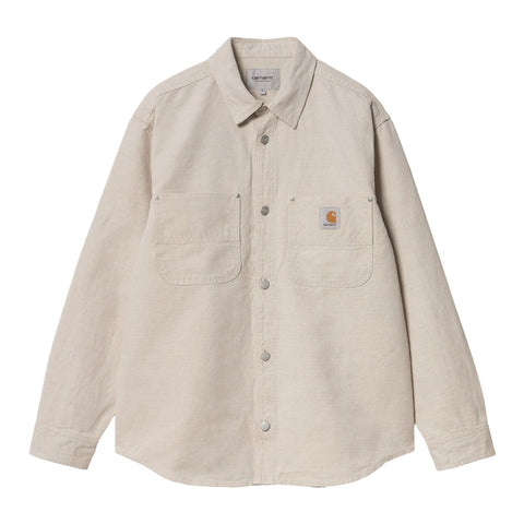 Carhartt Wip Giacca Uomo in misto lino Walter Beige