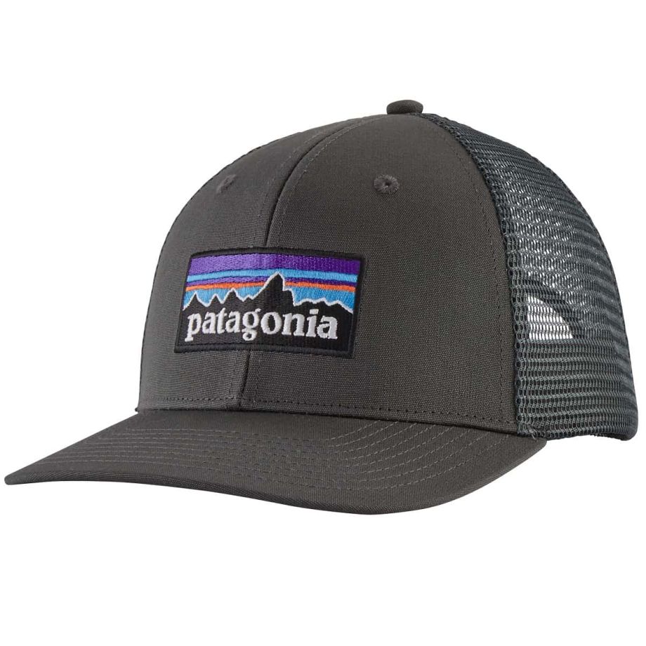 Patagonia Cappellino unisex P-6 Logo Trucker grigio