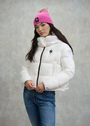 Blauer Giacca Piumino corto da donna Gloria bianco