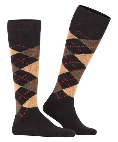 Burlington Preston Gambaletti da uomo con Fantasia Argyle a Rombi Preston