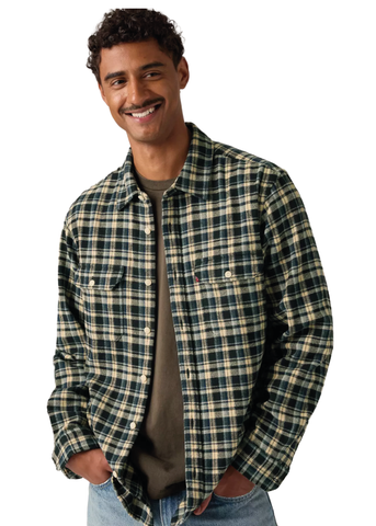 Levi's Camicia a quadri da uomo in velluto Jackson Worker