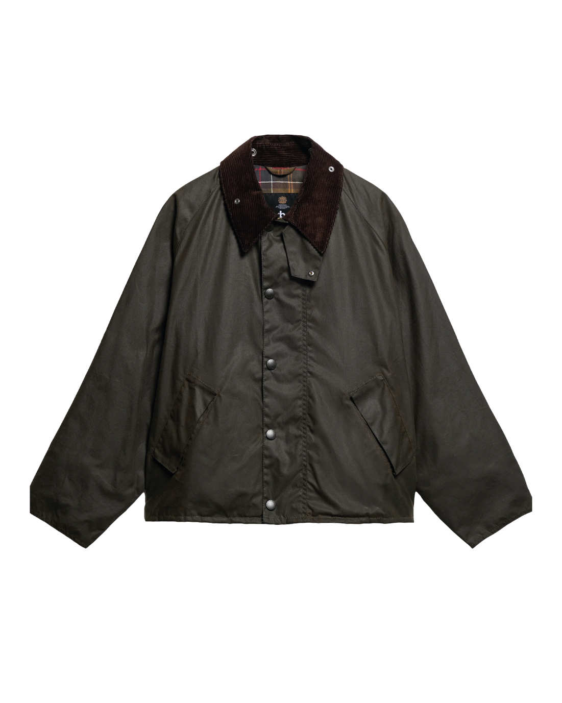 Barbour Giacca Cerata da uomo OS Transport Wax verde