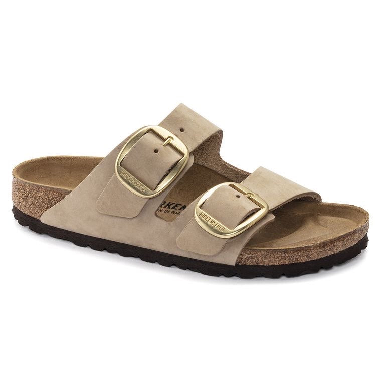 Birkenstock Arizona Big Buckle Damensandale (schmale Passform) Beige