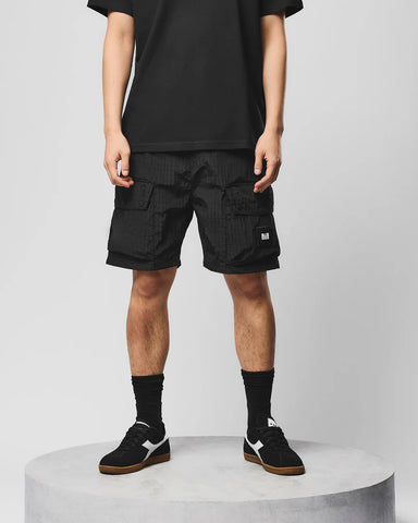 Weekend Offender Men's Zemmouri Black Cargo Shorts