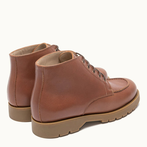 Kleman Herren-Stiefeletten mit Stollensohle aus Oxal Oak