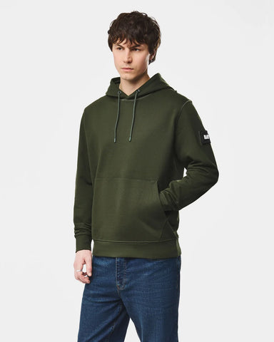 Weekend Offender Felpa da uomo con cappuccio Oulton verde