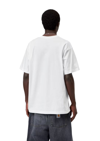 Carhartt Wip T-Shirt da uomo manica corta Old Painter bianca