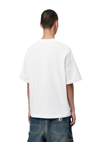 Carhartt Wip T-Shirt da uomo manica corta Chapter Script bianca