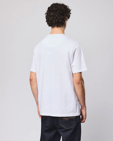 Weekend Offender T-Shirt da uomo manica corta Brooklands bianca