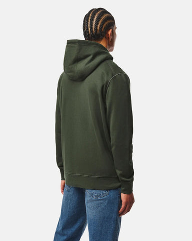 Weekend Offender Felpa con zip e cappuccio Winton verde
