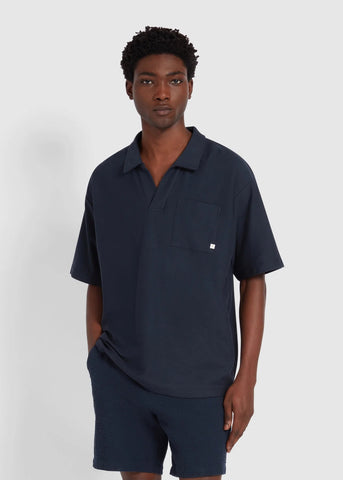 Farah Caspion Short Sleeve Polo for Men Blue