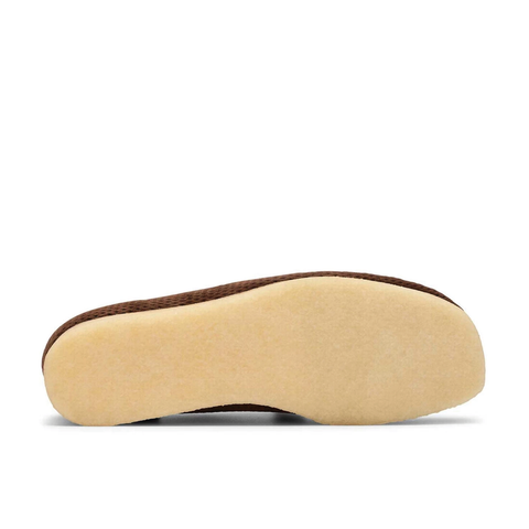 Clarks Scarpa da uomo in pelle scamosciata Wallabee Perforated marrone