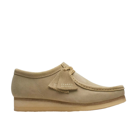 Clarks Scarpa da uomo in pelle scamosciata Wallabee beige
