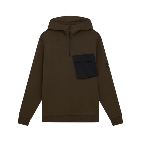 LYLE &amp; SCOTT POCKET MEN'S SWEATSHIRT WITH HOOD ML1520V