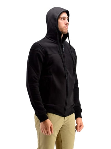 THREE-STROKE Venator Hoodie zip 021-AW23-BK