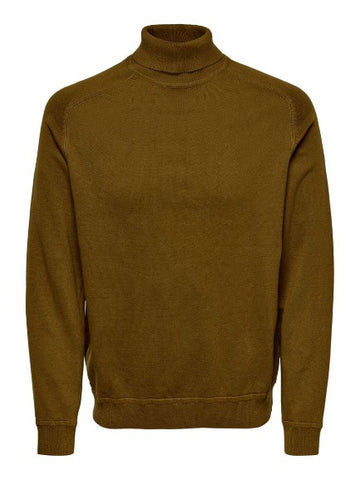 ONLY &amp; SONS ROLLNECK KNITTED MEN'S HIGH NECK PULLOVER 22017451