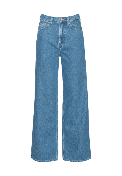 TOMMY JEANS CLAIRE HIGH RISE WIDE JEANS FOR WOMEN DW0DW131681BK