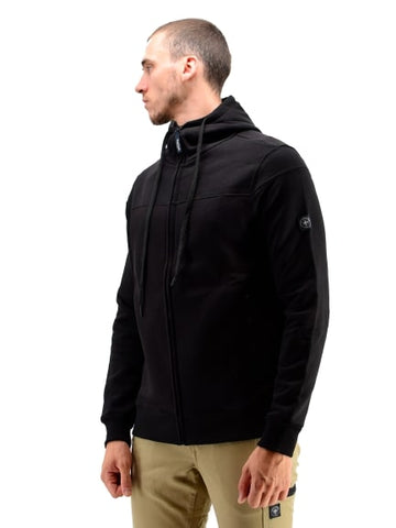 THREE-STROKE Venator Hoodie zip 021-AW23-BK