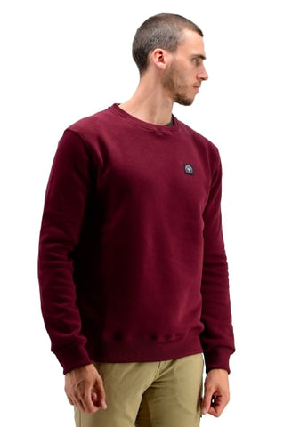 THREE-STROKE Leonard Crewneck 016-AW23-BUR