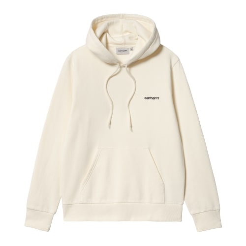 Carhartt Wip Men's Hoodie Script Embroidery Beige